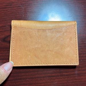 Genuine Leather Expandable Credit card holder